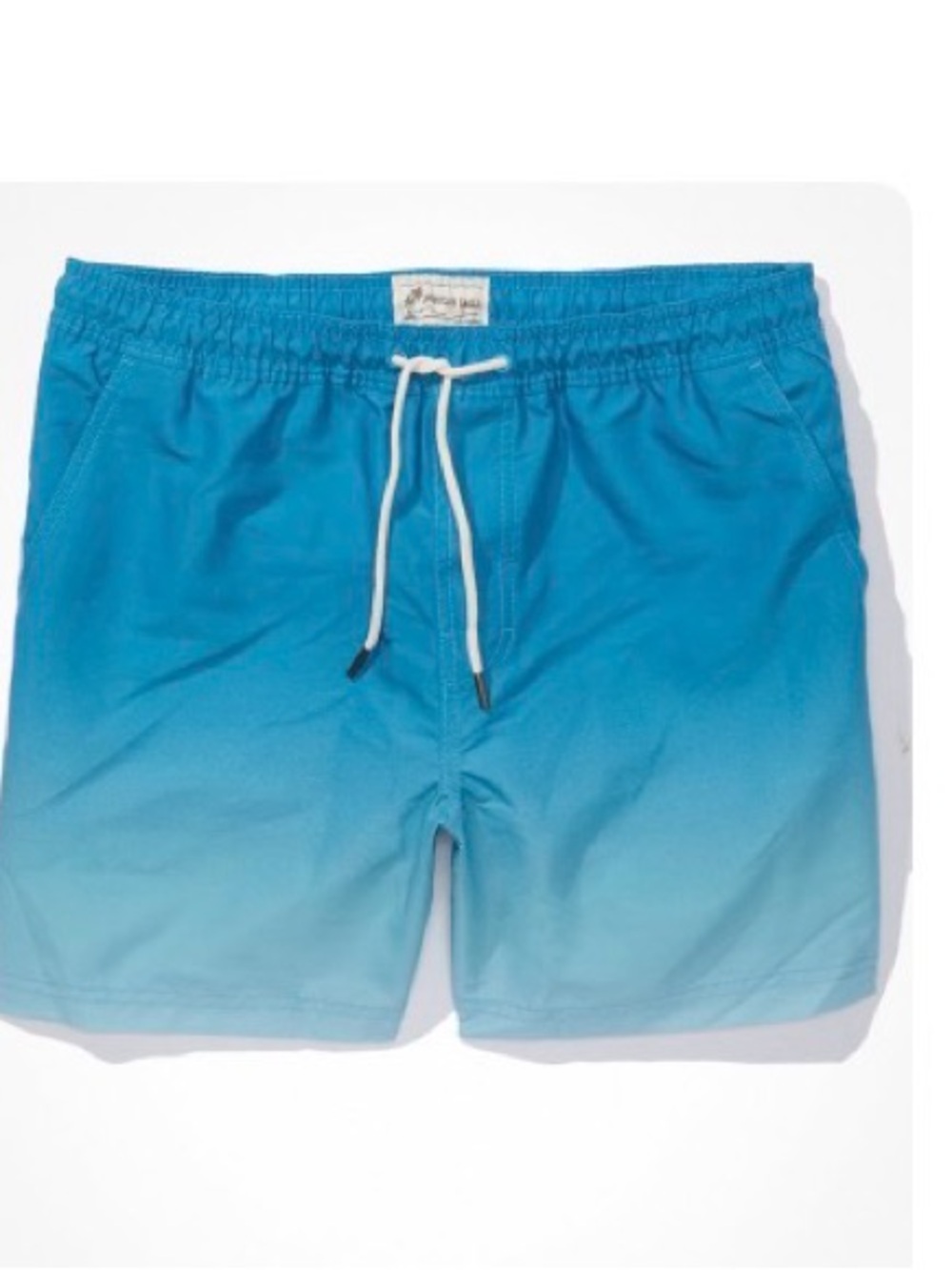 American Eagle Outfitters Blue Ombre Swim Shorts